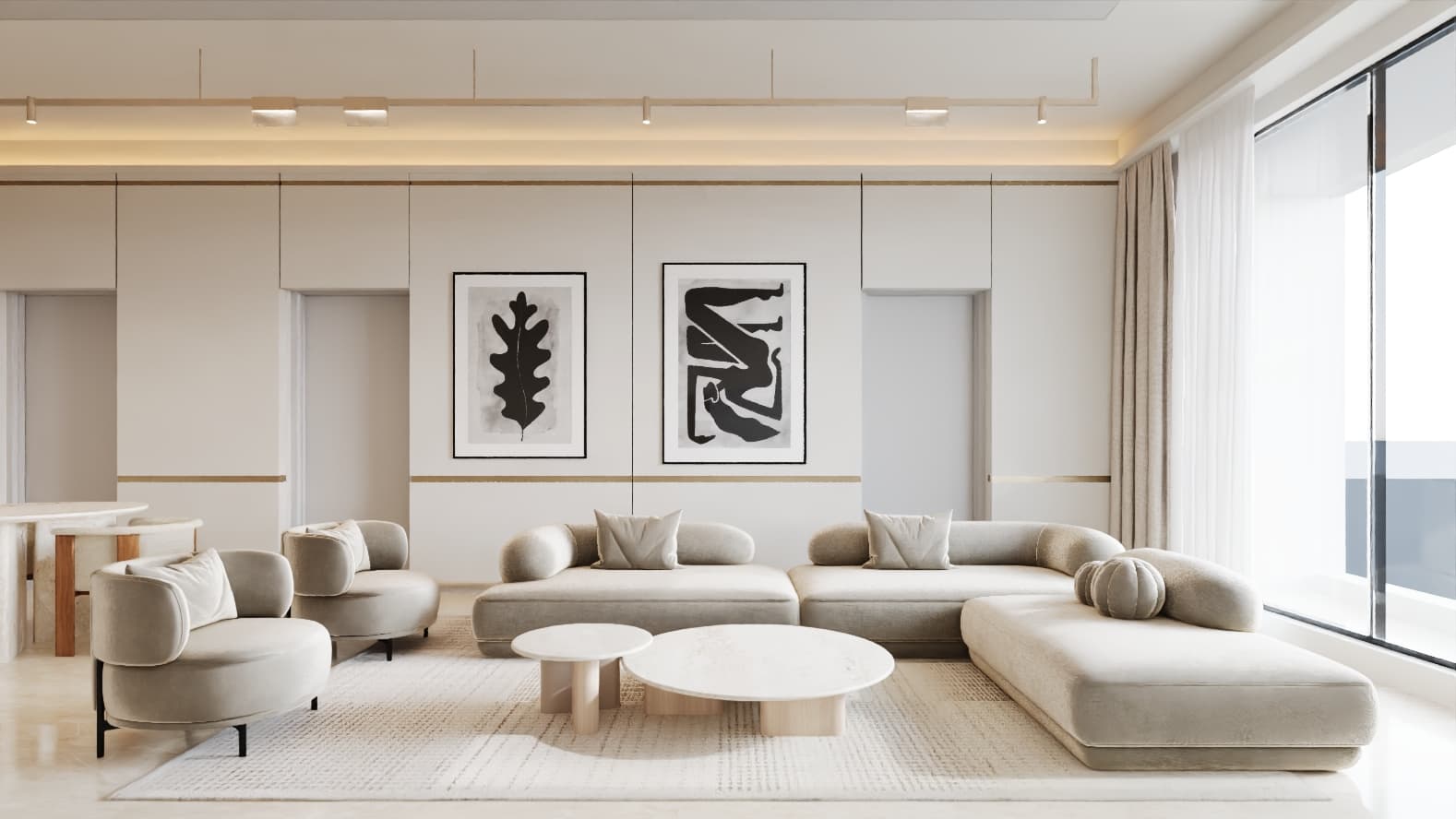 Contemporary living room